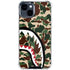 Shark Teeth Street Camo iPhone 15 Clear Case